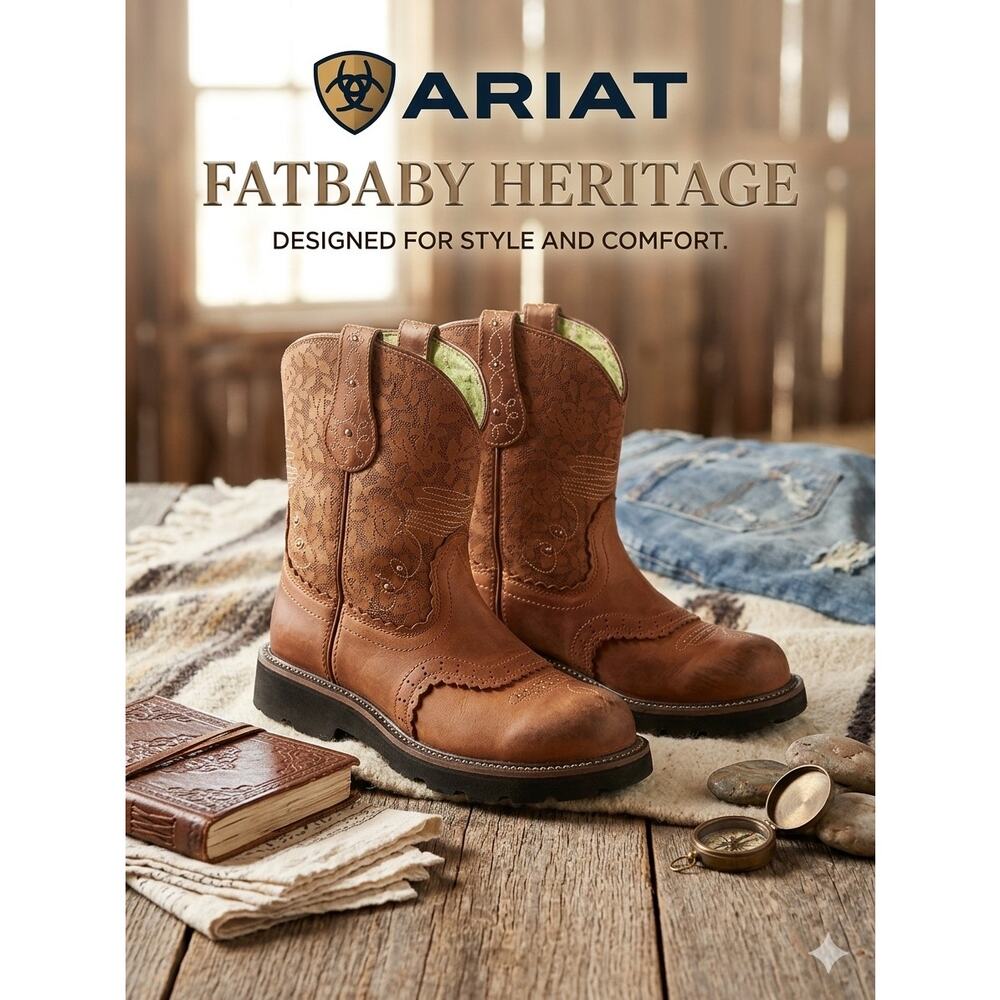 Ariat Fatbaby Heritage Laced Western Boots